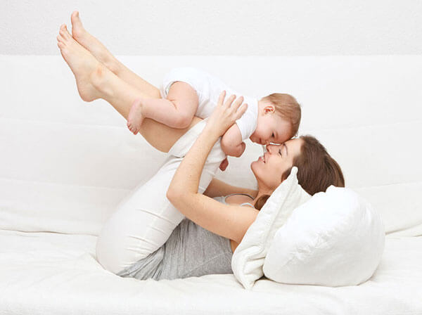 Perfect Indoor Air Quality - Mother with Baby