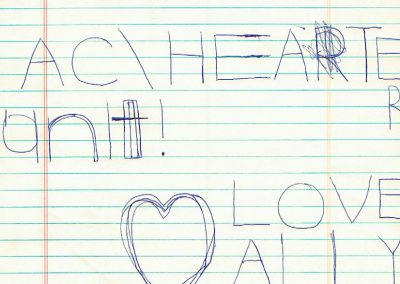 Feel The Love 2019 Thank you Letter from Current Student Alley