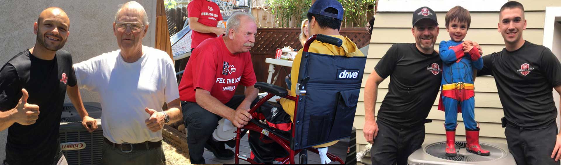 Senior Comfort Adviser, Danny Mendoza servicing a client’s furnace in Brentwood, CA Senior Comfort Adviser, Danny Mendoza servicing a client’s furnace in Brentwood, CA