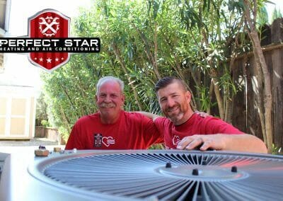 Happy to Help those in Need! From Left to right Perfect Star Senior Comfort Adviser Chuck Anderson and Perfect Star Owner Chris Donzelli