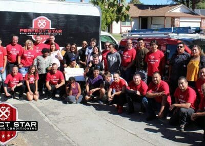 What a Team! What a Day! Perfect Star's Team Members along with Administrator's and Graduates of the home.