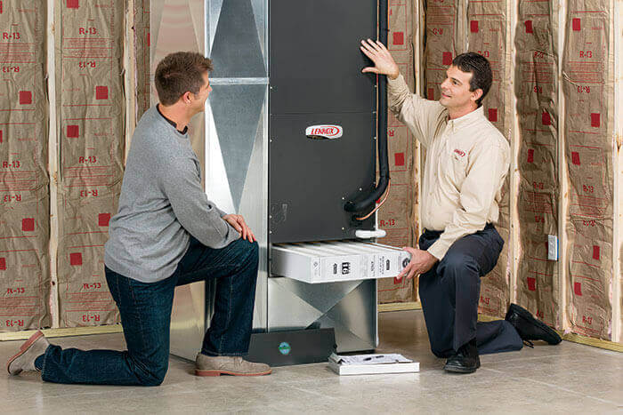 lennox heater image for install page